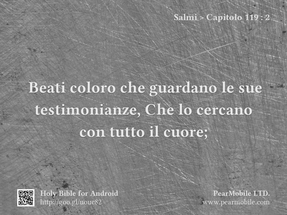 Salmi, Capitolo 119:2